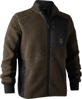 A studio shot of a fleece jacket.
