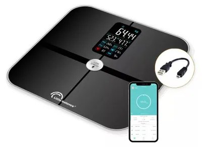 Immagine prodotto di Misuratore di impedenza collegato 180kg/100g nero Little balance 8415