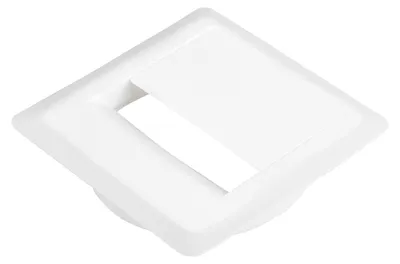 Produktbild von CAVO Kabeldurchlass Kunststoff 93 x 93 mm Ø 80 mm weiß – Kabeldurchführung Schreibtisch