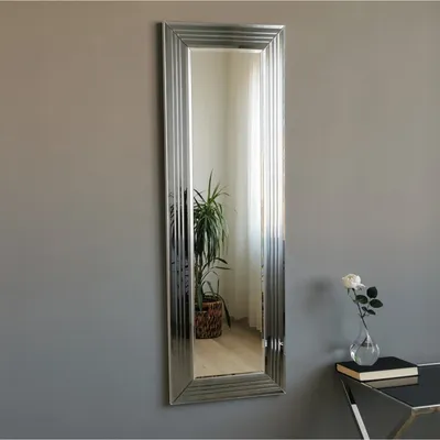Image de Skye Decor, A302D- A302DNOS, argent, miroir mural, 120 x 40 cm, 100 % MDF