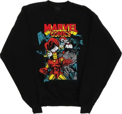 Produktbild von Marvel Comics - Sweatshirt für Herren BI35238 (3XL) (Schwarz)