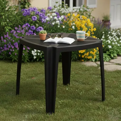 Immagine prodotto di Stillions - Tavolo da Esterno, 75x75x72h cm Nero Antracite, 4 Posti  Italy
