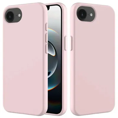 Produktbild von MobyDefend Hülle für iPhone 16e & iPhone 17e - Matte Silikon Schutzhülle - Rosa