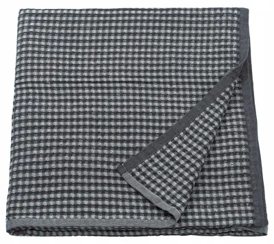 Produktbild von IKEA PELARTUJA Tagesdecke Dunkelgrau Hellgrau Baumwolle 230x250 cm
