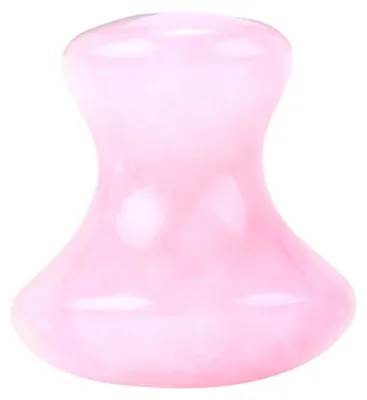 Produktbild von Natürliches Rosenquarz-Gua-Sha-Massagegerät