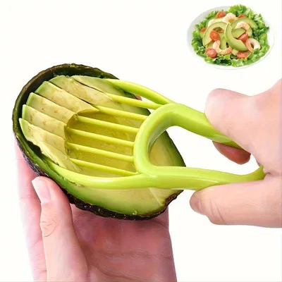 Produktbild von 3in1 Avocadoschneider aus Kunststoff,multifunktionalerAvocadoschneider