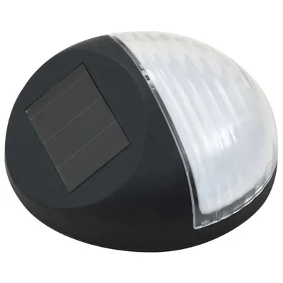 Immagine prodotto di Lampade Solari da Parete da Esterni a LED 12 pz Rotonde Nere