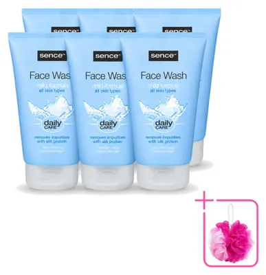 Produktbild von 6 x Sence Gesichtsreiniger für alle Hauttypen - 150 ml - Sparpackung - 6 Stücke
