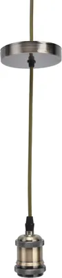 Produktbild von E27 Lampenhalterung mit Schnur Vintage Pendelleuchte Lampenfassung für Schlafzimmer 100?240V