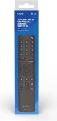 Immagine prodotto di Savio SAVPILOTRC17 XIAOMI telecomando IR/Bluetooth TV Tasti a pressione