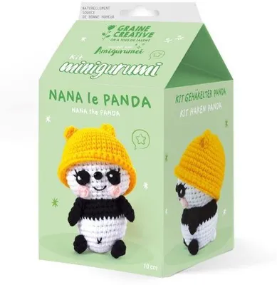 Produktbild von Kit Minigurumi Panda – Graine Creative
