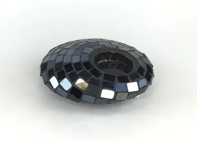 Produktbild von Gilde Glas Teelichthalter Ufo Spiegel