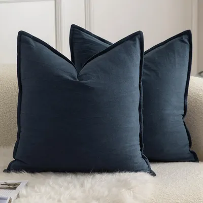 Produktbild von Set mit 2 Kissenbezügen aus Baumwolle, 65 x 65 cm