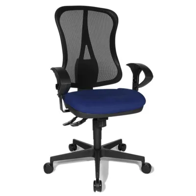 Produktbild von Topstar Bürostuhl Head Point SY, HE200 G26 blau, schwarz, schwarz Stoff