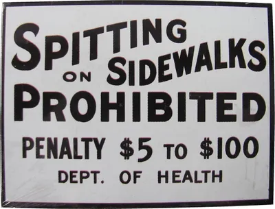 Produktbild von Nostalgic-Art - Magnet 6 x 8 cm - Spitting prohibited