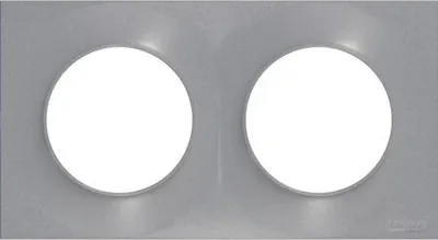 Produktbild von Rahmen 2-fach, Aluminium Odace S52P704E