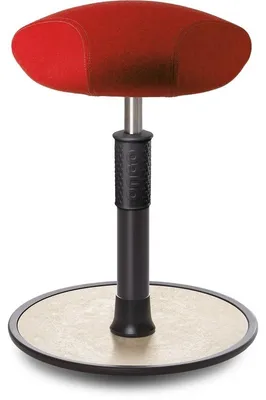Produktbild von Sitz- Stehhocker Free Regular Triangel kvadrat Divina Mel. Rot schw. /creme.
