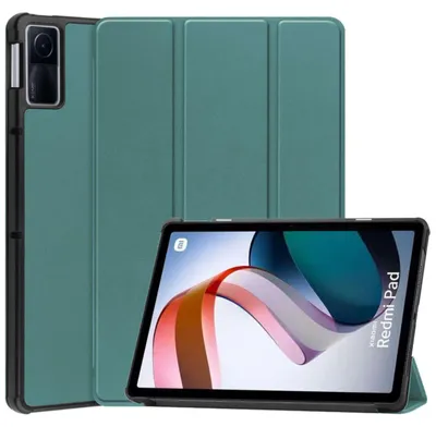 Obrázek produktu pro Pro Xiaomi Redmi Pad 10.6 3folt Wake UP Smart Cover Dark Green Pouzdra Pouzdra New
