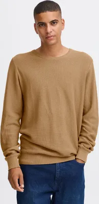 Produktbild von Blend BHPullover Herren Strickpullover Feinstrick Pullover mit Rippbündchen Rundhals-Ausschniit 100% Baumwolle Regular fit