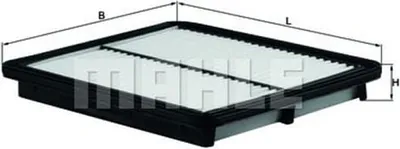 Produktbild von Luftfilter KNECHT LX 1955