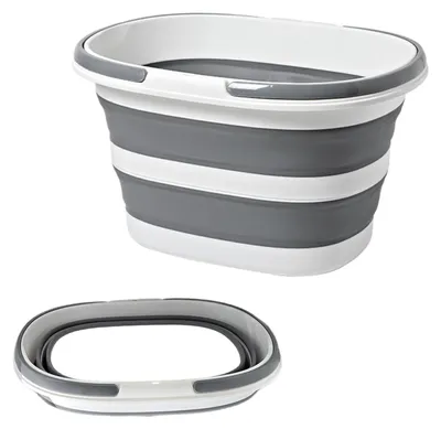 Image de Omgoods - Seau pliable de 16 litres - Seau de nettoyage en silicone multifonction