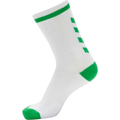 Produktbild von Hummel Elite Indoor Sport Sock Low Socken Sportsocken weiß/grün 204043-9230, Schuhgröße:46-48 EU