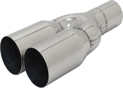 Produktbild von Novus Endrohr zum Anschweißen 2 x 76mm RL-Design Y-Endrohr universal