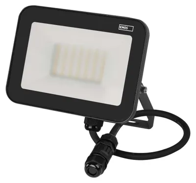 LED reflektor INOVO 30 W, šedý, neutrální bílá