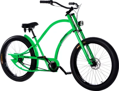 Produktbild von Plumbike Grand Chopper Fahrrad 26" Scheibenbremse, Exotic Green - Grün Neon