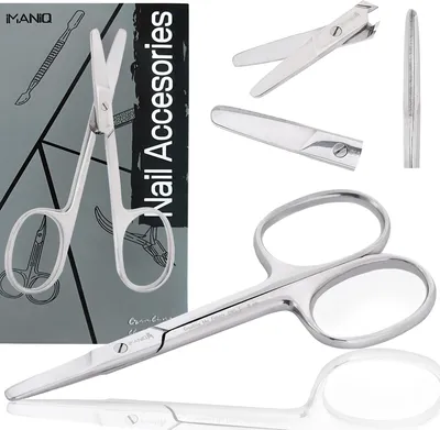 Obrázok produktu pre Nůžky na nehty kůžiček rovné čepele kosmetický manikúra pedikúra ocelový salon SPA