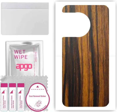 Produktbild von apgo Rückseite Schutzfolie, Skin, kompatibel mit OnePlus Ace 2 Pro, Hinten Displayschutzfolie aus Vinylfolie, kratzfest, einfache Montage - Tigerwood