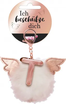 Produktbild von Taschenanhänger T Plüsch Bommel mit Flügeln u.