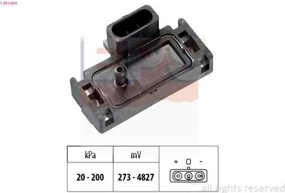 Image de Capteur de pression d'air EPS Réglage de la hauteur 1.993.004 pour OPEL Movano Fourgon (X70)