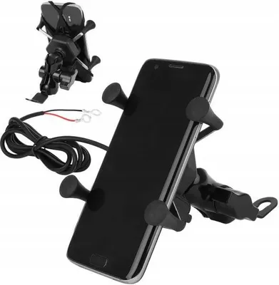 Produktbild von Trizand Motorrad-Telefonhalterung mit Ladegerät