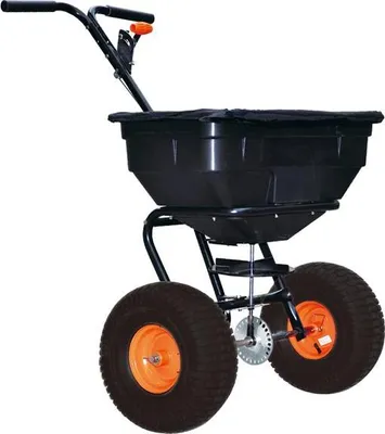 Immagine prodotto di Spargitore spargisale spandiconcime 56kg centrifuga su ruote FUXTEC GS56