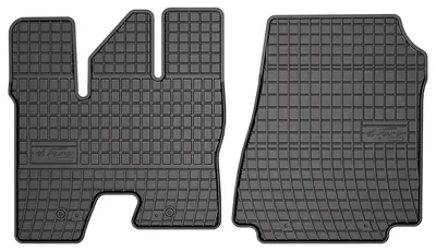 Immagine prodotto di Tappetini auto in gomma adatto per BYD ETP3 (2023-, camion) neri, set 2 pz, con fissaggi