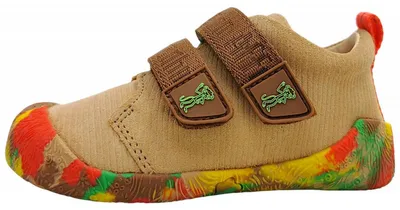 Produktbild von Affenzahn Walky Affenzahn Kinderschuhe Jungen Halbschuhe Klett Barfußschuhe Braun Freizeit
