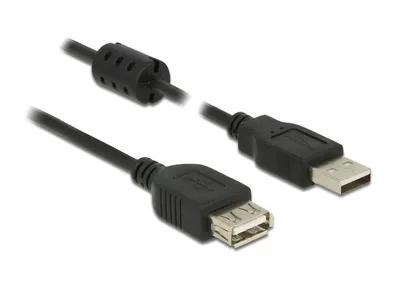 Image de DELOCK USB Verl. A -> A St/Bu 3.00m schwarz