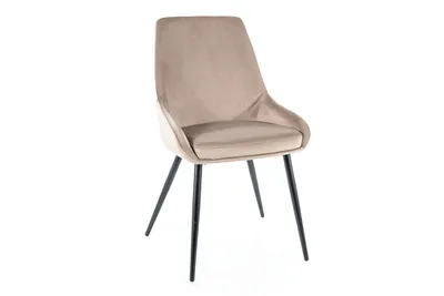Zdjęcie produktu dla Moderní jídelní židle Signal Cobe Velvet béžová Bluvel 40 (poslední kus)
