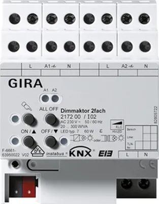 Zdjęcie produktu dla GIRA Universal-Dimmaktor 2f