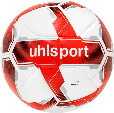 Produktbild von Uhlsport Attack Addglue futbal biela červená strieborná veľkosť 5