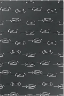 Produktbild von Minimalistische Boho-Blätter – Vinylteppich – 60x90 cm – Indoor Teppich – Flur – Pflegeleicht – Modern