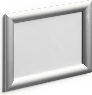 Obrázok produktu pre Durable 479523, Rámček na jeden obrázok, Hliník, Plast, Polystyrén, Strieborná, Múr, 12,9 x 19 cm, Obdĺžnikový