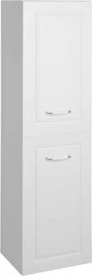 Produktbild von Aqualine FAVOLO Hochschrank mit Wäschekorb 40x150x31cm, Weiß matt