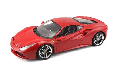 Obrázek produktu pro BBURAGO Ferrari 488 Gtb, Model sportovního automobilu, Sestavený, 1:18, Ferrari 488 Gtb, Muži, Červená