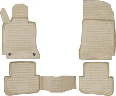 Immagine prodotto di 2007-2015 Mercedes Classe C W204 Tappetini TPE Beige 4 pz