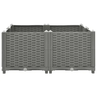 Immagine prodotto di vidaXL Letto rialzato 80x80x38 cm in polipropilene