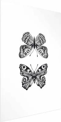 Produktbild von Posterpapier Poster - Two Butterflies 60x90 cm Tiere g-B-0115-ao-a