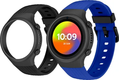 Immagine prodotto di SPC Smartee 4G Junior - Smartwatch per bambini con GPS, videochiamate e pulsante di chiamata d'emergenza, doppio cinturino blu e nero, modalità tracker e controllo tramite l'app Smart Clan