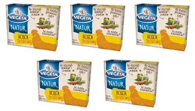 Produktbild von Vegeta Natur Hühnerbrühe 5x 60g - 30 brühwürfel - Hühner Brühe Würfel natürlich
